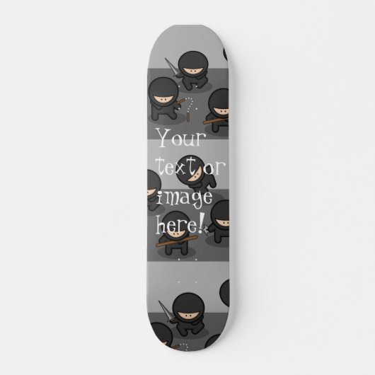 SKATEBOARD PLANCHE À ROULETTES FAITE SUR COMMANDE DE NINJA (Devant)