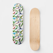 Skateboard Planche à roulettes folle de perroquet (Recto)