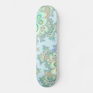 Skateboard planche à roulettes fractale des fleurs de printem