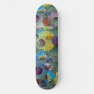 Skateboard Planche à roulettes géométriques