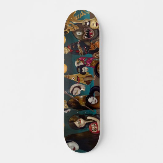 Skateboard Planche à roulettes gothique de yokai de Hyakki (Devant)