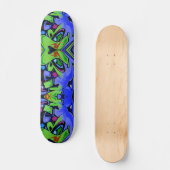 Skateboard Planche à roulettes graffiti. (Recto)
