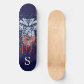 Skateboard planche à roulettes Gray Gorilla Sketch Monogramme (Recto)