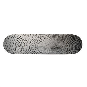 Skateboard Planche à roulettes grise de toile d'araignée