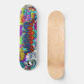 Skateboard planche à roulettes guerrier (Recto)