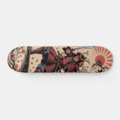Skateboard Planche à roulettes Guerrier Samouraï (Horz)
