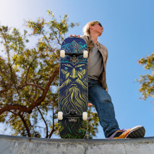 Skateboard Planche à roulettes Guerrier Viking Odin Mythologi