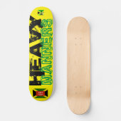 SKATEBOARD PLANCHE À ROULETTES HEAVY MANNERS (Recto)