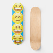 Skateboard Planche à roulettes heureuse d'Emoji (Recto)