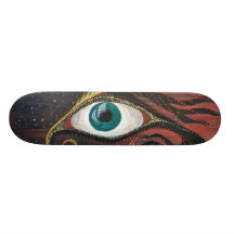 PLANCHE À ROULETTES INDIGÈNE D'ART