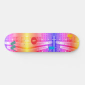Skateboard Planche à roulettes Industrial Lights Rainbow Flow (Horz)