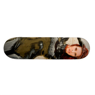 Skateboard PLANCHE À ROULETTES - latex noir - Bianca