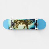 SKATEBOARD PLANCHE À ROULETTES LÉOPARD DES NEIGES (Horz)