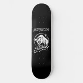 Skateboard planche à roulettes - logo Zodiac personnalisé - l (Recto)