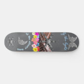 Skateboard Planche à roulettes Lune Argentée (Horz)