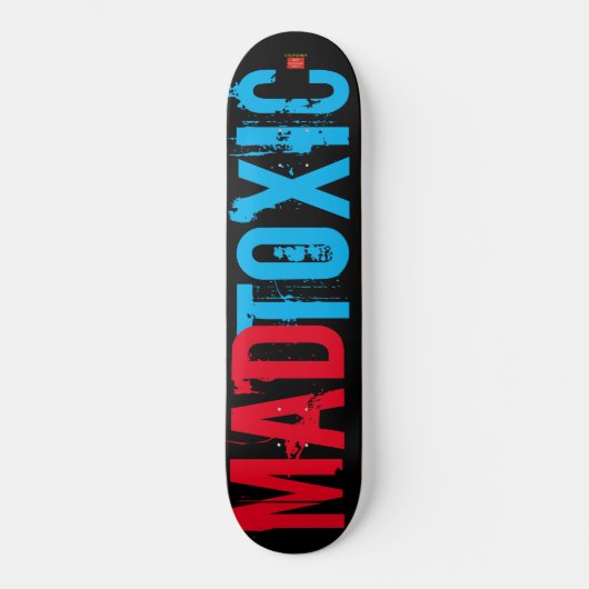 SKATEBOARD PLANCHE À ROULETTES MAD TOXIC (Recto)