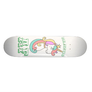 Skateboard Planche à roulettes majestueuse de licorne, AF