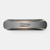 Skateboard Planche à roulettes Metallic Background Art 3A (Horz)