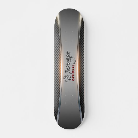 Skateboard Planche à roulettes Metallic Background Art 3A (Devant)