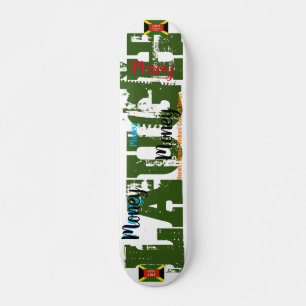 SKATEBOARD PLANCHE À ROULETTES MONEY LAUGH JMT 7 3/4"