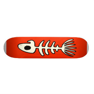 Skateboard Planche à roulettes morte de poissons