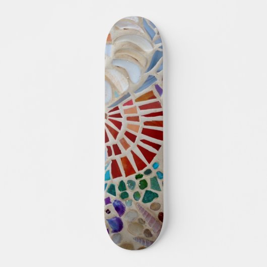 Skateboard Planche à roulettes Mosaïque (Devant)
