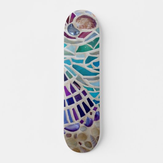 Skateboard Planche à roulettes Mosaïque (Devant)
