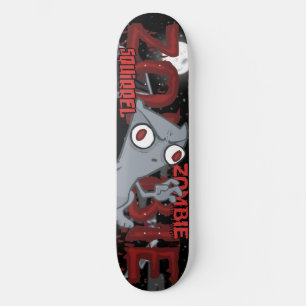 Skateboard Planche à roulettes mousseuse d'écureuil de zombi