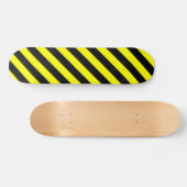 Skateboard Planche à roulettes noire et jaune de motif de (Horz)