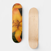 Skateboard Planche à roulettes Orange Lily (Recto)
