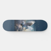 Skateboard Planche à roulettes Pégase dans les nuages (Horz)