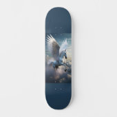 Skateboard Planche à roulettes Pégase dans les nuages (Recto)
