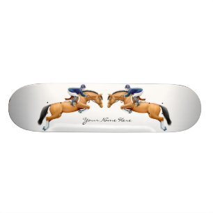 Skateboard Planche à roulettes personnalisable de chevaux de