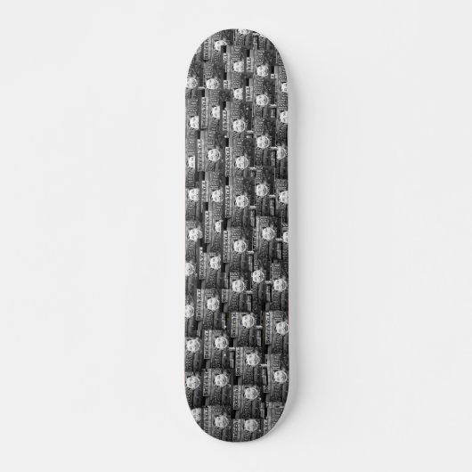 Skateboard Planche à roulettes personnalisée '50c Skeeball' (Devant)