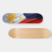 Skateboard Planche à roulettes philippine de drapeau (Horz)