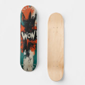 Skateboard Planche à roulettes Pop Art Comic Explosion - 'WOW (Recto)