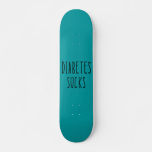 Skateboard Planche à roulettes pour diabètes turquoise