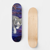 Skateboard Planche à roulettes rare de tigre (Recto)