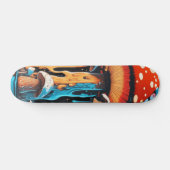 Skateboard Planche à roulettes Rétro Champignon qui Fond Trip (Horz)