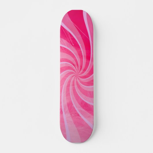 Skateboard Planche à roulettes rose (Devant)