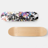 Skateboard Planche à roulettes rose de vigne (Horz)