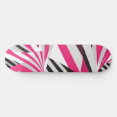 Skateboard Planche à roulettes rose et blanc pour filles (Horz)