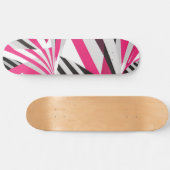 Skateboard Planche à roulettes rose et blanc pour filles (Horz)