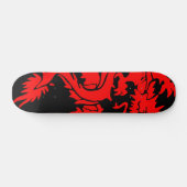 Skateboard Planche à roulettes rouge de dragon (Horz)