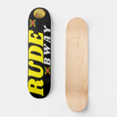 Skateboard Planche à roulettes RUDE BWAY 7 3/4" (Recto)