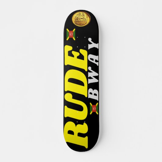 Skateboard Planche à roulettes RUDE BWAY 7 3/4" (Devant)