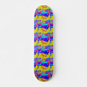 Skateboard planche à roulettes sauvage de lézards