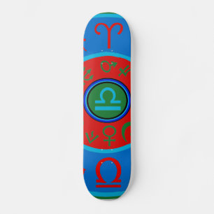 Skateboard Planche à roulettes Signe du zodiaque Balance