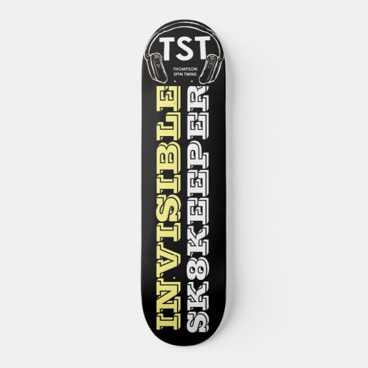 SKATEBOARD PLANCHE À ROULETTES SK8KEEPER INVISIBLE (Recto)