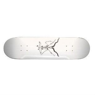 Skateboard Planche à roulettes squelettique de Baphomet